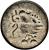 obverse of 1/8 Tical - Norodom I - Blank reverse (1847) coin with KM# 32 from Cambodia.