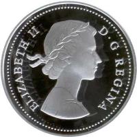 Canada coin 50 Cents - Elizabeth II - 1'st Portrait (2004) obverse obverse of 50 Cents - Elizabeth II - 1'st Portrait (2004) coin from Canada. Inscription: ELIZABETH II D G REGINA