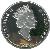 obverse of 20 Dollars - Elizabeth II - Lancaster 683 AVRO (1990) coin with KM# 172 from Canada. Inscription: ELIZABETH II D · G · REGINA · 1990 ·
