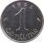 reverse of 1 Centime (1959 - 2001) coin with KM# 928 from France. Inscription: 1962 1 centime