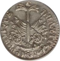 Haiti coin 12 Centimes - Western Republic; Petion type; Small head (1817) reverse reverse of 12 Centimes - Western Republic; Petion type; Small head (1817) coin with KM# 14 from Haiti.
