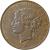 obverse of 2 Cents (1896 - 1906) coin with KM# 6 from Liberia. Inscription: REPUBLIC OF LIBERIA