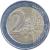 reverse of 2 Euro - 1'st Map (2002 - 2006) coin with KM# 188 from Greece. Inscription: 2 EURO LL