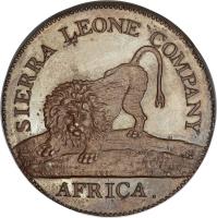 Sierra Leone coin 1 Cent - Sierra Leone Company (1791 - 1796) obverse obverse of 1 Cent - Sierra Leone Company (1791 - 1796) coin with KM# 1 from Sierra Leone. Inscription: SIERRA LEONE COMPANY AFRICA