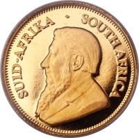 South Africa coin 1/10 Krugerrand (1980 - 2013) obverse obverse of 1/10 Krugerrand (1980 - 2013) coin with KM# 105 from South Africa. Inscription: SUID-AFRIKA · SOUTH AFRICA