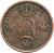 obverse of 1/6 Skilling Banco - Oscar I (1844 - 1855) coin with KM# 656 from Sweden. Inscription: RÄTT OCH SANNING
