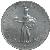 reverse of 5 Kronor - Gustaf VI Adolf - 80th Birthday (1962) coin with KM# 838 from Sweden. Inscription: LITTERÄTUR.VETENSKAP.KONST 5 KR