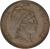 obverse of 1/2 Centavo (1843 - 1852) coin with Y# 2 from Venezuela. Inscription: REPUBLICA DE VENEZUELA LIBERTAD W W