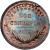 reverse of 2 Centavos - Orélie-Antoine I (1874) coin with X# 1 from Argentine provinces. Inscription: NOUVELLE FRANCE DOS CENTAVOS. 1874.