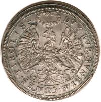 Austria coin 2 Speciestaler - Leopold I - Hall mint (1626) reverse reverse of 2 Speciestaler - Leopold I - Hall mint (1626) coin with KM# 641 from Austria.