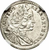 Austria coin 1 Kreuzer - Karl VI - Graz mint (1730 - 1740) obverse obverse of 1 Kreuzer - Karl VI - Graz mint (1730 - 1740) coin with KM# 1638 from Austria.