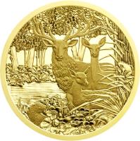 Austria coin 100 Euro - The Red Deer (2013) obverse obverse of 100 Euro - The Red Deer (2013) coin with KM# 3225 from Austria.