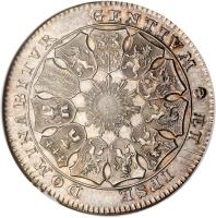 Austrian Netherlands coin 3 Florins / 3 Guldens - Insurrection Coinage (1790) reverse reverse of 3 Florins / 3 Guldens - Insurrection Coinage (1790) coin with KM# 50 from Austrian Netherlands. Inscription: ET IPSE DOMINABITVR GENTIVM