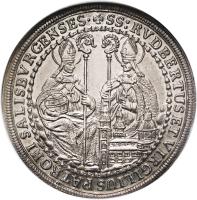 reverse of 1/2 Thaler - Johann Ernst (1687 - 1708) coin with KM# 253 from Austrian States.