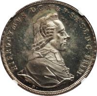 Austrian States coin 1 Konventionstaler - Hieronymus (1772 - 1786) obverse obverse of 1 Konventionstaler - Hieronymus (1772 - 1786) coin with KM# 435 from Austrian States. Inscription: HIERONYMUS D · G · A · & · P · S · A · S · L · N · C · PRIM · M ·