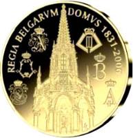 Belgium coin 100 Euro - Albert II - Saxe-Coburg-Gotha (2006) obverse obverse of 100 Euro - Albert II - Saxe-Coburg-Gotha (2006) coin with KM# 258 from Belgium. Inscription: REGIA BELGARVM DOMVS 1831-2006