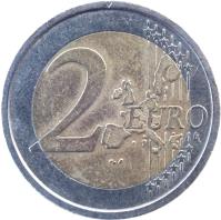 reverse of 2 Euro - World Food Program (2004) coin with KM# 237 from Italy. Inscription: 2 EURO LL