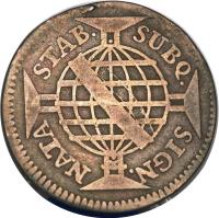 Brazil coin 160 Réis - José I (1751 - 1758) reverse reverse of 160 Réis - José I (1751 - 1758) coin with KM# 168 from Brazil. Inscription: STAB. SUBQ. SIGN. NATA