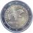 obverse of 2 Euro - Unification of Italy (2011) coin with KM# 338 from Italy. Inscription: 150° DELL' UNITA’ D’ITALIA RI 1861 > 2011 >> R ELF INC.