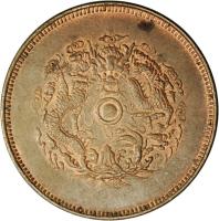 China coin 20 Cash - Guangxu (1903 - 1904) reverse reverse of 20 Cash - Guangxu (1903 - 1904) coin with Y# 50 from China.