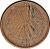 reverse of 10 Cash (1910) coin with Y# B39 from China.