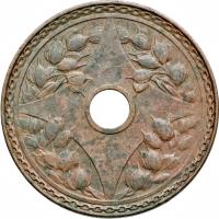 China coin 2 Cents (1933) reverse reverse of 2 Cents (1933) coin with Y# 325a from China.