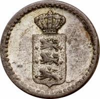 obverse of 2 Skilling - Frederik VI (1816 - 1837) coin with KM# 13 from Danish West Indies.