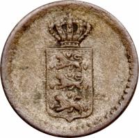 Danish West Indies coin 2 Skilling - Frederik VII (1848) obverse obverse of 2 Skilling - Frederik VII (1848) coin with KM# 19 from Danish West Indies.