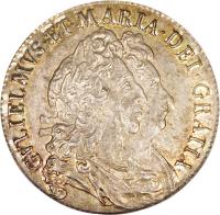England coin 1/2 Crown - William & Mary (1691 - 1693) obverse obverse of 1/2 Crown - William & Mary (1691 - 1693) coin with SP# 3436 from England. Inscription: GVLIELMVS · ET · MARIA · DEI · GRATIA