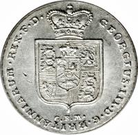 German States coin 2/3 Reichsthaler - George III (1801 - 1805) obverse obverse of 2/3 Reichsthaler - George III (1801 - 1805) coin with KM# 413 from German States.