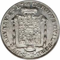 obverse of 8 Gute Groschen - Karl Wilhelm Ferdinand (1786 - 1805) coin with KM# 1026 from German States.
