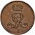 obverse of 1 Pfennig - Georg V (1852) coin with KM# 216 from German States. Inscription: V