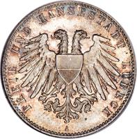 German States coin 2 Mark (1901) obverse obverse of 2 Mark (1901) coin with KM# 210 from German States. Inscription: FREIE UND HANSESTADT LÜBECK A