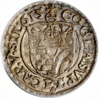 German States coin 3 Kreuzer - Karl II (1611 - 1616) reverse reverse of 3 Kreuzer - Karl II (1611 - 1616) coin with KM# 5 from German States.