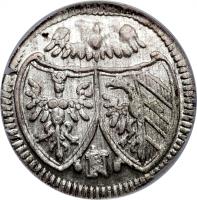 obverse of 1 Kreuzer (1691 - 1732) coin with KM# 215 from German States.