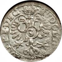 German States coin 3 Kreuzer - Rudolf II / Johann I (1600 - 1604) obverse obverse of 3 Kreuzer - Rudolf II / Johann I (1600 - 1604) coin with KM# 2 from German States.