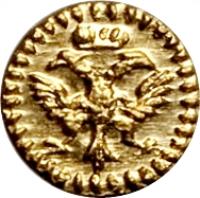 German States coin 1/32 Ducat (1741) obverse obverse of 1/32 Ducat (1741) coin with KM# A325 from German States.