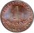 reverse of 1 Pfennig - Ernst II (1865) coin with KM# 136 from German States.