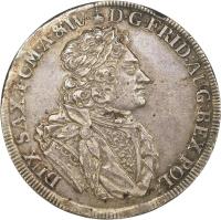 German States coin 1 Thaler - Friedrich August I (1706 - 1707) obverse obverse of 1 Thaler - Friedrich August I (1706 - 1707) coin with KM# 750 from German States.