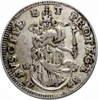 German States coin 5 Kreuzer - Anselm Franz (1748) reverse reverse of 5 Kreuzer - Anselm Franz (1748) coin with KM# 322 from German States.