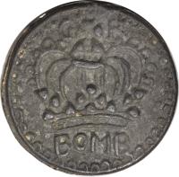 obverse of 1 Pice - George III (1717 - 1771) coin with KM# 156 from India.