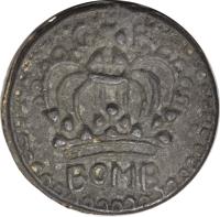 India coin 1 Pice - George III (1717 - 1771) obverse obverse of 1 Pice - George III (1717 - 1771) coin with KM# 156 from India.