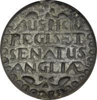 India coin 2 Pice - George III (1717 - 1771) reverse reverse of 2 Pice - George III (1717 - 1771) coin with KM# 157 from India.