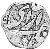obverse of 1 Paisa - Victoria / Sardar Singh (1859) coin with KM# 41 from Indian States.
