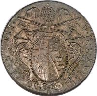 Italian States coin 1 Scudo - Pius VII (1815 - 1818) obverse obverse of 1 Scudo - Pius VII (1815 - 1818) coin with KM# 1275 from Italian States. Inscription: PIVS VII · PON · M · A · XVIII