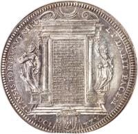 Italian States coin 1 Piastra - Clement X - Holy Year (1675) reverse reverse of 1 Piastra - Clement X - Holy Year (1675) coin with KM# 370 from Italian States.