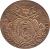 obverse of 1 Quattrino - Leo XII (1824 - 1826) coin with KM# 1298 from Italian States. Inscription: LEO XII P.M.A.IV