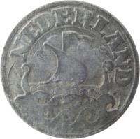 Netherlands coin 25 Cents - Wilhelmina - German Occupation (1941 - 1943) obverse obverse of 25 Cents - Wilhelmina - German Occupation (1941 - 1943) coin with KM# 174 from Netherlands. Inscription: NEDERLAND