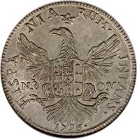 Italian States coin 12 Tari / 1 Piastra - Ferdinando I (1796 - 1799) reverse reverse of 12 Tari / 1 Piastra - Ferdinando I (1796 - 1799) coin with KM# 237 from Italian States.