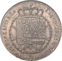 Italian States coin 10 Lire - Charles Louis (1803 - 1807) reverse reverse of 10 Lire - Charles Louis (1803 - 1807) coin with C# 49 from Italian States. Inscription: DOMINE SPES MEA A IUVENTUTE MEA · FLOR · 1803